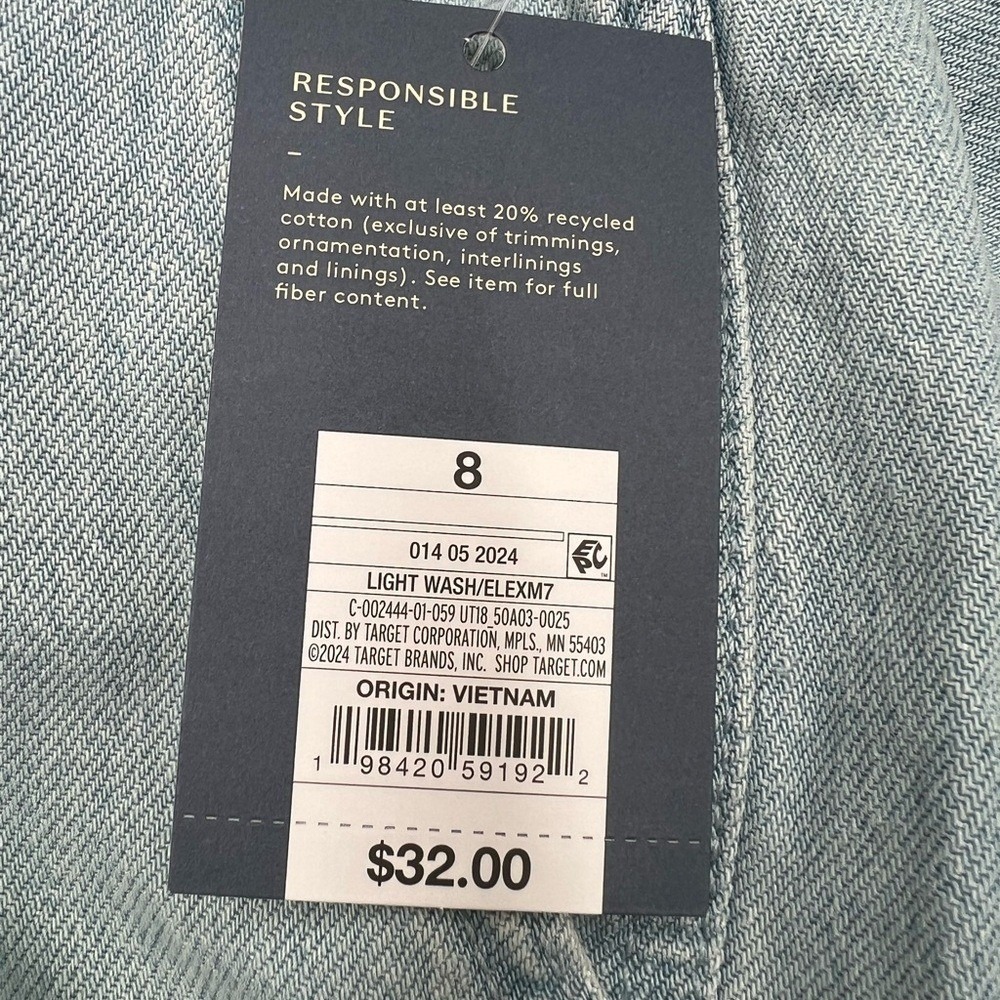 universal Thread light washed cropped two-way tro… - image 8